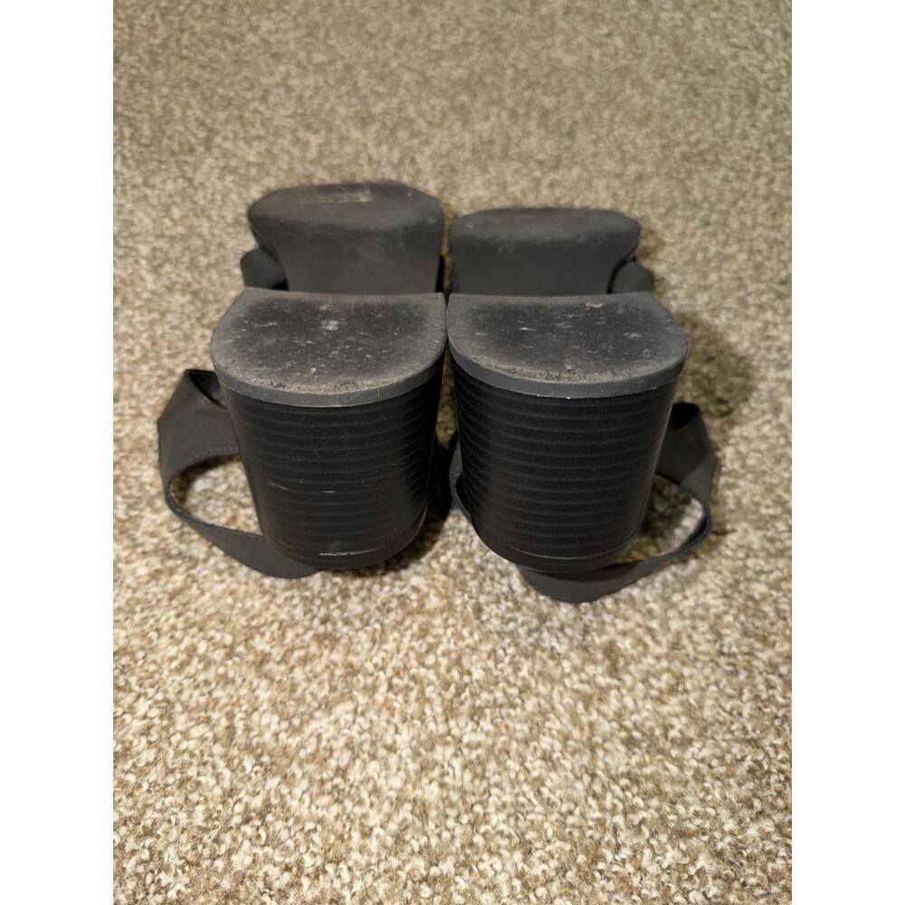 Zodiac Black Strappy Block Heel Sandals - Picture 6 of 7